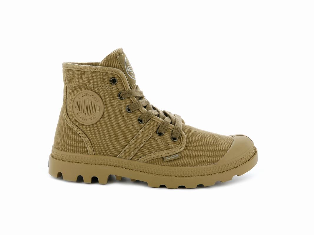 Palladium Pallabrousse Mens Boots Dark Khaki Australia [QGYRXN-068]